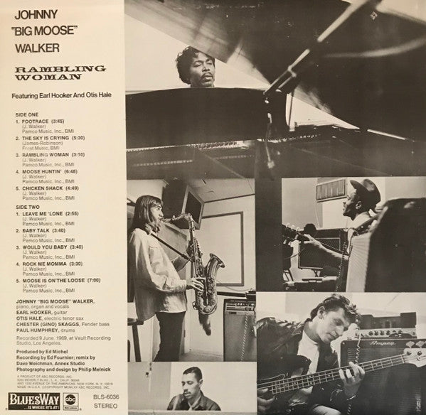 Johnny "Big Moose" Walker : Rambling Woman (LP, Album, Kee)