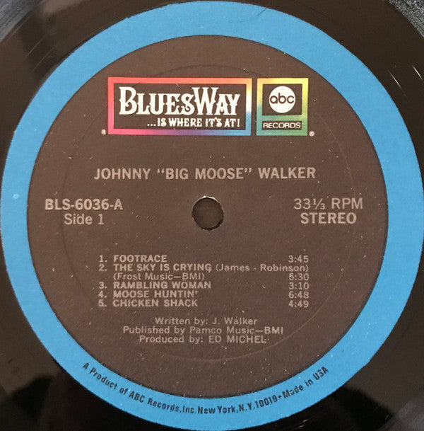 Johnny "Big Moose" Walker : Rambling Woman (LP, Album, Kee)