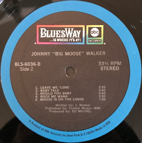 Johnny "Big Moose" Walker : Rambling Woman (LP, Album, Kee)