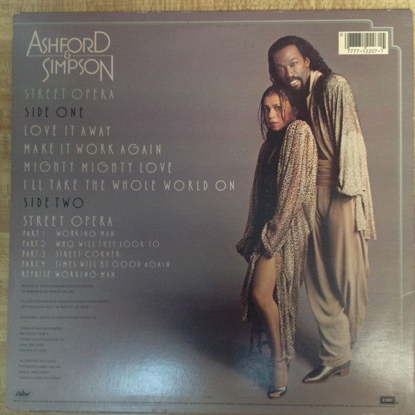 Ashford & Simpson : Street Opera (LP, Album, Jac)