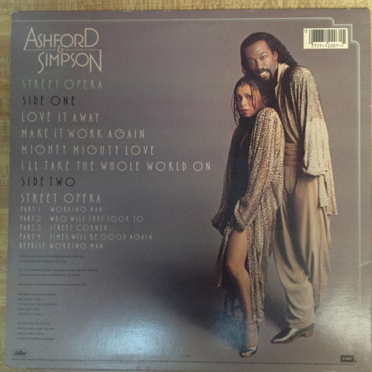 Ashford & Simpson : Street Opera (LP, Album, Jac)