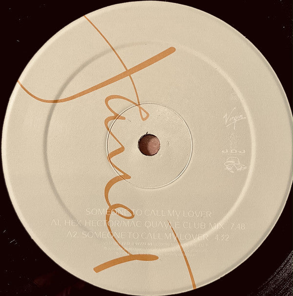 Janet Jackson : Someone To Call My Lover (12", Single)