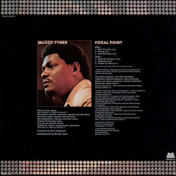 McCoy Tyner : Focal Point (LP, Album, Pit)