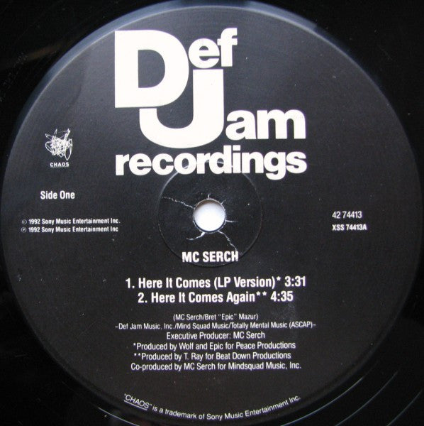 MC Serch : Here It Comes (12")