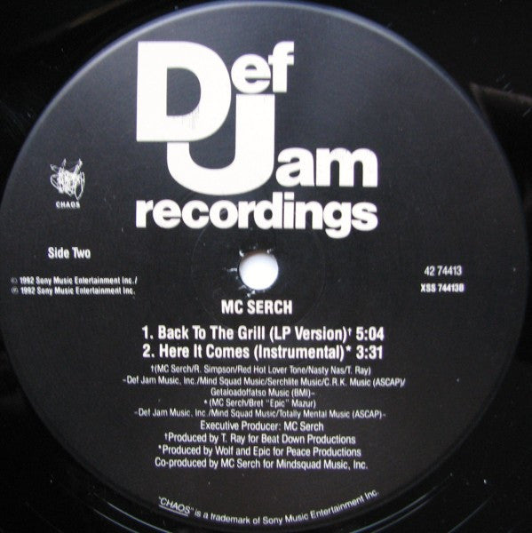 MC Serch : Here It Comes (12")