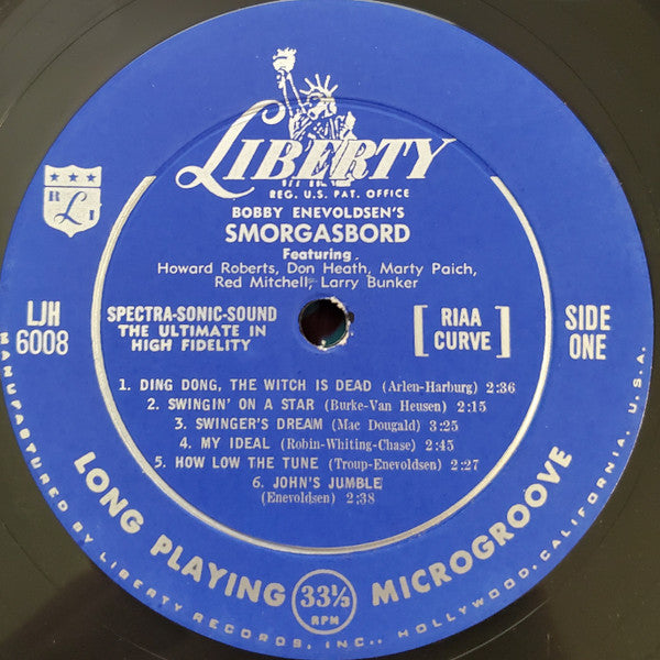 Bob Enevoldsen : Smorgasbord (LP, Album, Mono, Blu)