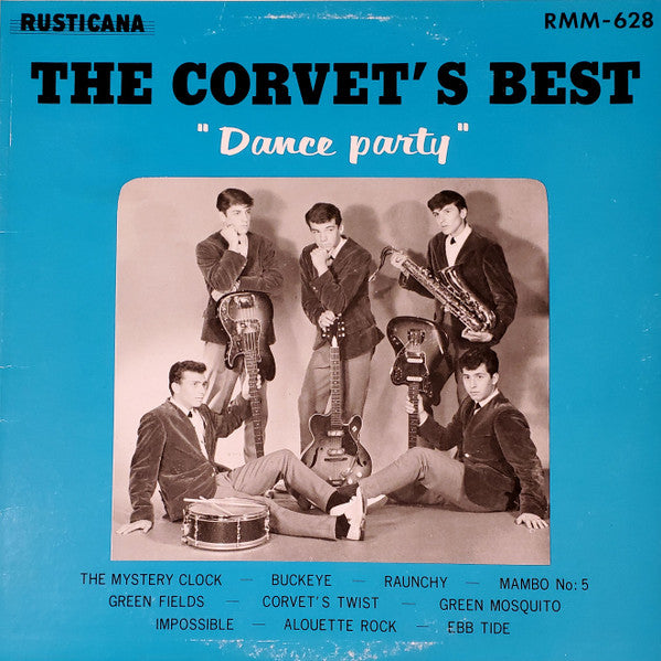 The Corvet's : Best Dance Party Vol:1 (LP, Album, Mono)