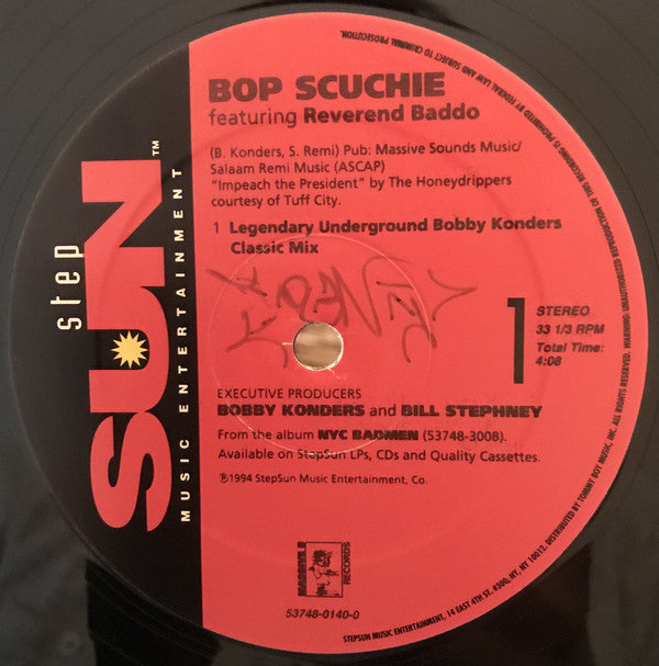 Reverend Badoo, Junior Demus : Bop Scuchie / You A Bad Boy (12")