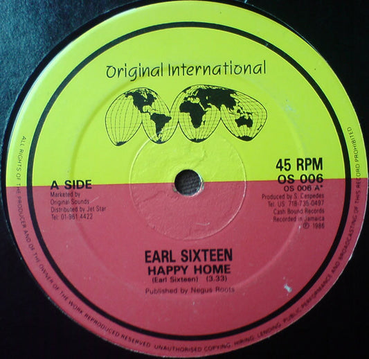 Earl Sixteen : Happy Home (12")