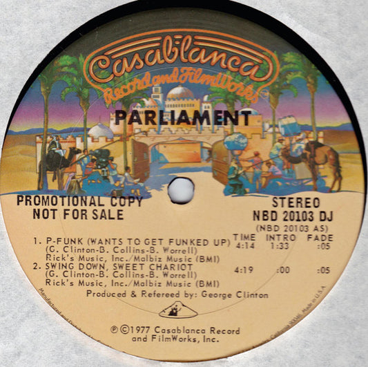 Parliament : Promotional 4-track Disco Sampler (12", Promo)