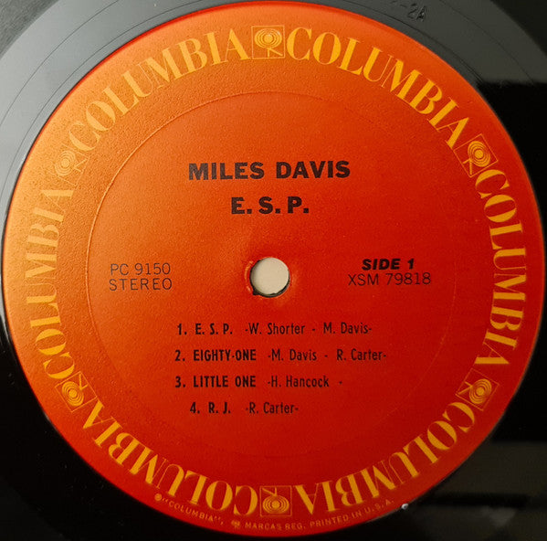Miles Davis : E.S.P. (LP, Album, RE)
