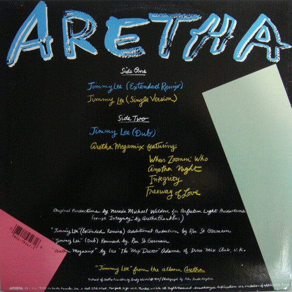 Aretha Franklin : Jimmy Lee / Aretha Megamix (12")