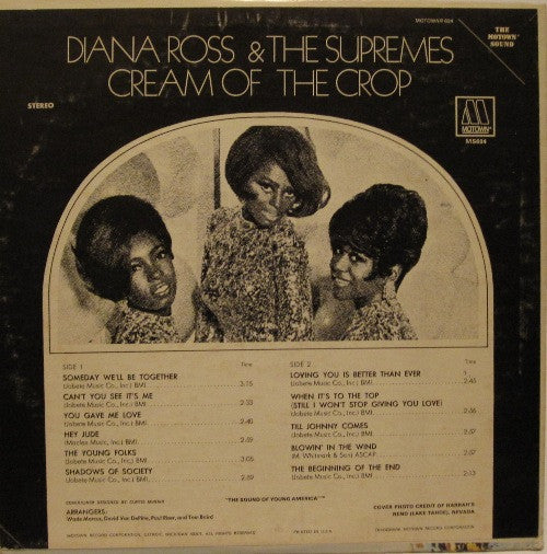 The Supremes : Cream Of The Crop (LP, Album)