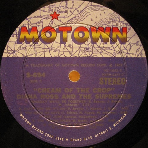 The Supremes : Cream Of The Crop (LP, Album)