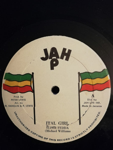 Peter Roots / Super Fedda : Make It With You / Ital Girl (12")