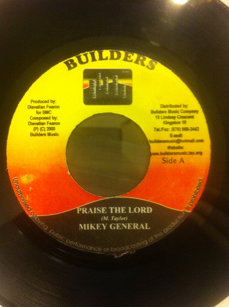 Mikey General : Praise The Lord (7")