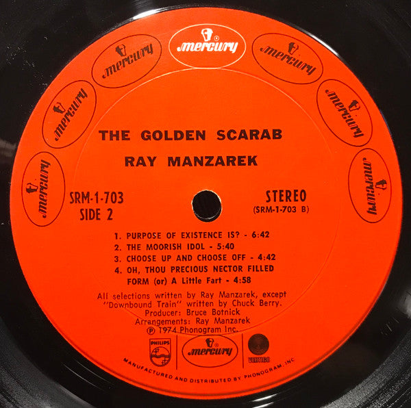 Ray Manzarek : The Golden Scarab (LP, Album, Ter)