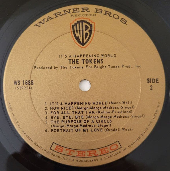 The Tokens : It's A Happening World (LP, Album, Ter)