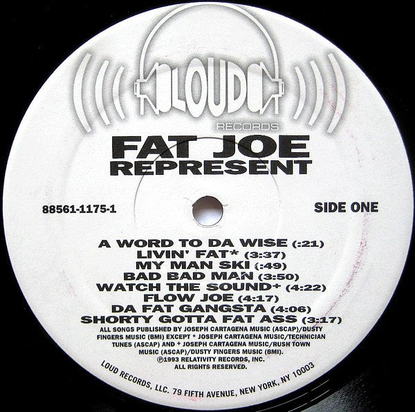 Fat Joe Da Gangsta* : Represent (LP, Album, RP)