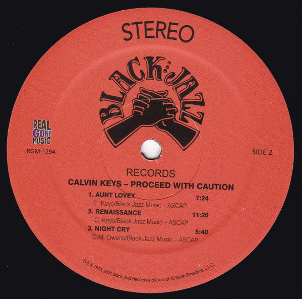 Calvin Keys : Proceed With Caution! (LP, Album, RE, RM)