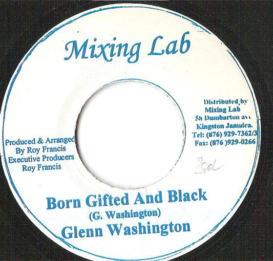 Glen Washington : Born Gifted And Black (7")