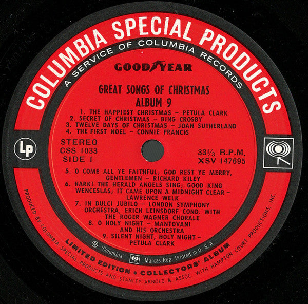Various : Great Songs Of Christmas, Album Nine (LP, Comp, Ltd, San)