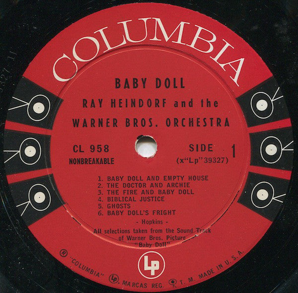 Ray Heindorf And The Warner Bros. Studio Orchestra With Smiley Lewis : Baby Doll (LP, Album, Mono, RE)