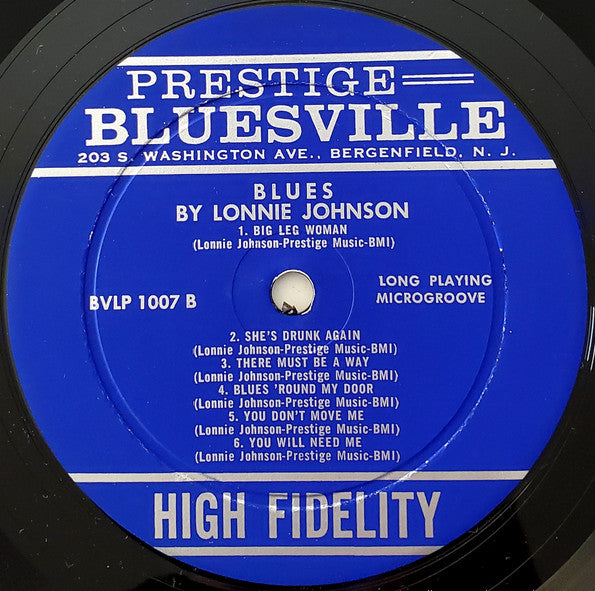 Lonnie Johnson (2) : Blues By Lonnie Johnson (LP, Album)