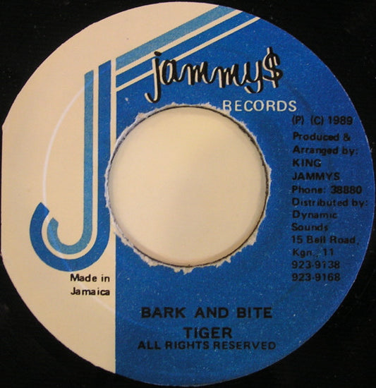 Tiger : Bark And Bite (7")