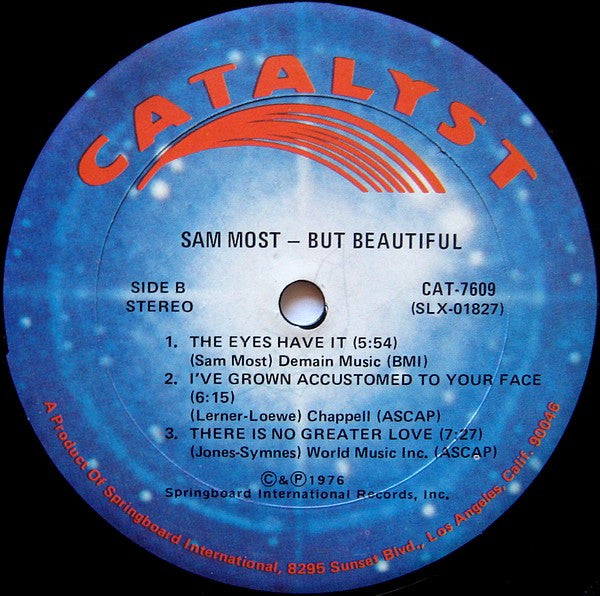 Sam Most : But Beautiful (LP, Album)