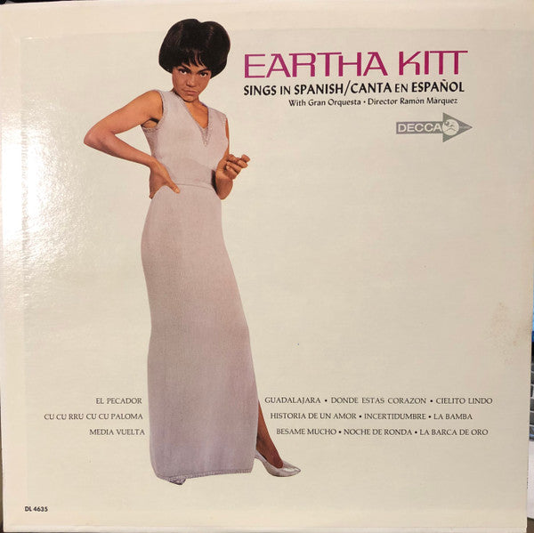Eartha Kitt With Gran Orquesta : Sings In Spanish (Canta En Español) (LP, Album, Mono)