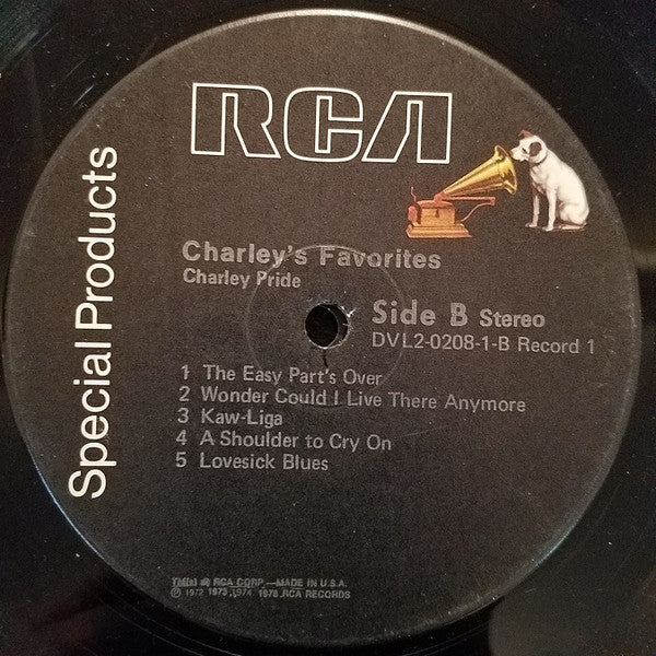 Charley Pride : Favorites (2xLP, Comp)