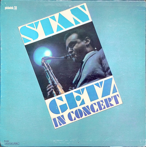 Stan Getz : Stan Getz In Concert (LP, Album, Mono)