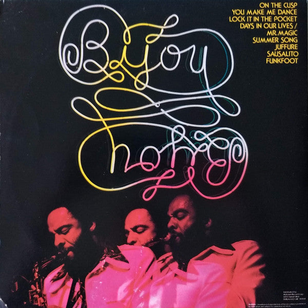 Grover Washington, Jr. : Live At The Bijou (2xLP, Album, San)