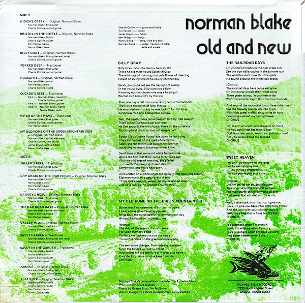Norman Blake (2) : Old And New (LP, Album)