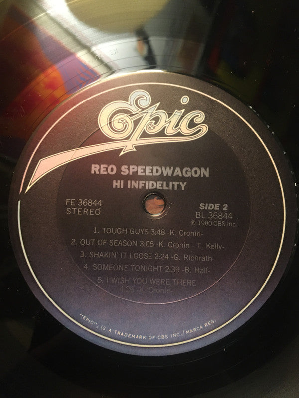 REO Speedwagon : Hi Infidelity (LP, Album, San)