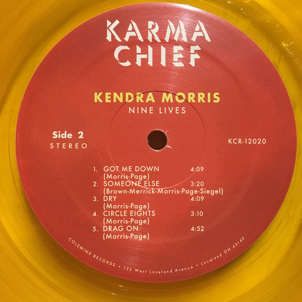 Kendra Morris : Nine Lives (LP, Album, Ltd, RE, Ora)