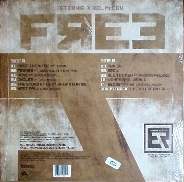 Eternia X Rel McCoy : Free (LP, Album, But)