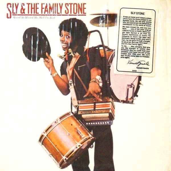 Sly & The Family Stone : Heard Ya Missed Me, Well I'm Back (LP, Album)