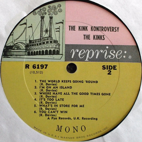 The Kinks : The Kink Kontroversy (LP, Album, Mono)
