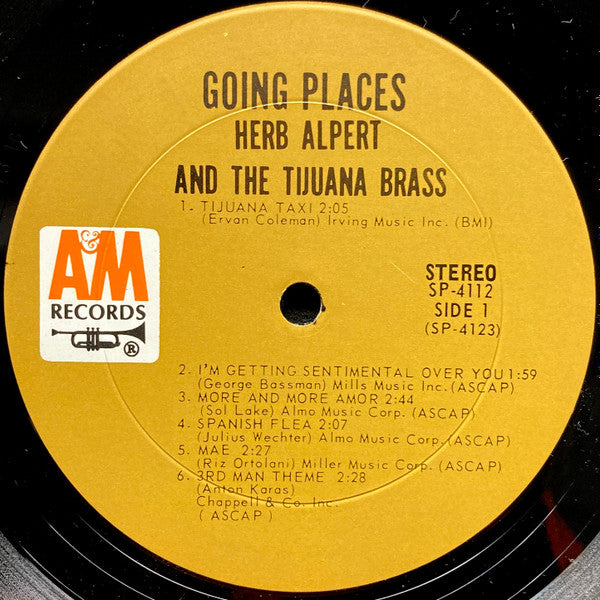 Herb Alpert And The Tijuana Brass* : !!Going Places!! (LP, Album)