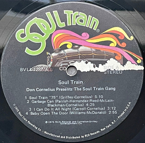 Don Cornelius : Don Cornelius Presents The Soul Train Gang (LP, Album, Ind)