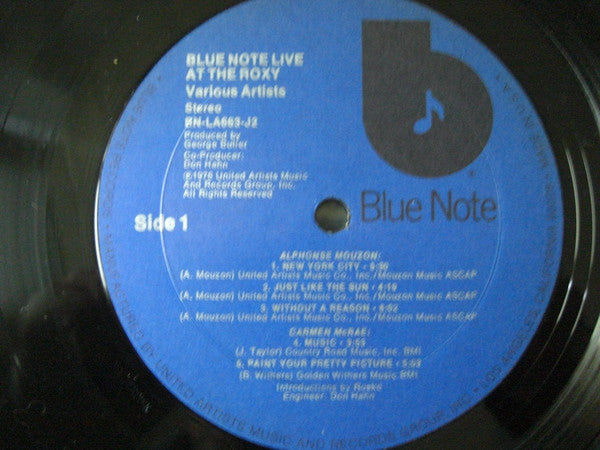 Various : Blue Note Live At The Roxy (2xLP, Comp, Gat)