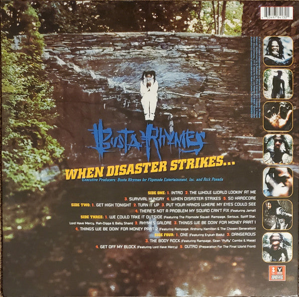 Busta Rhymes : When Disaster Strikes... (2xLP, Album, Ltd, RE, Sil)