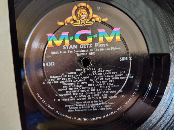 Stan Getz : Mickey One (LP, Album, Mono)