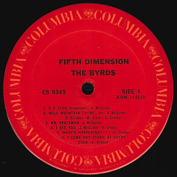 The Byrds : Fifth Dimension (LP, Album, RE)