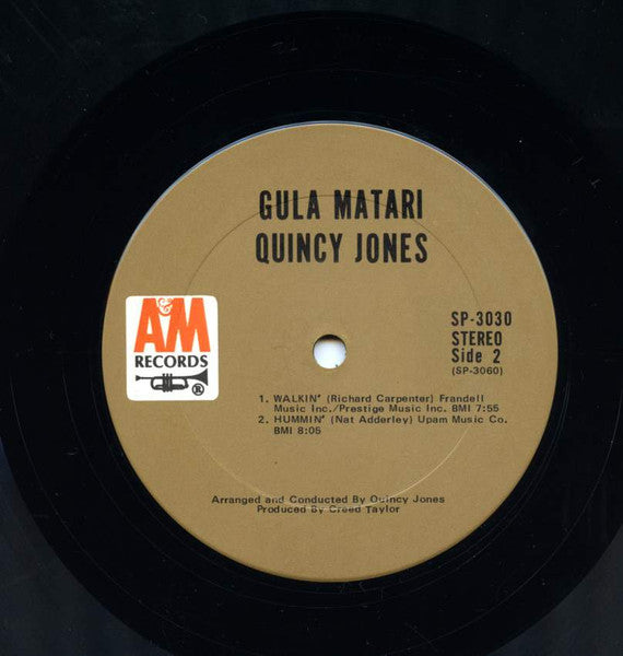 Quincy Jones : Gula Matari (LP, Album, Ter)