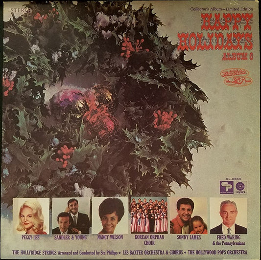 Various : Happy Holidays - Album 6 (LP, Comp, Ltd)