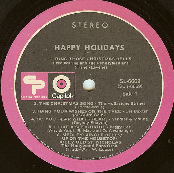Various : Happy Holidays - Album 6 (LP, Comp, Ltd)