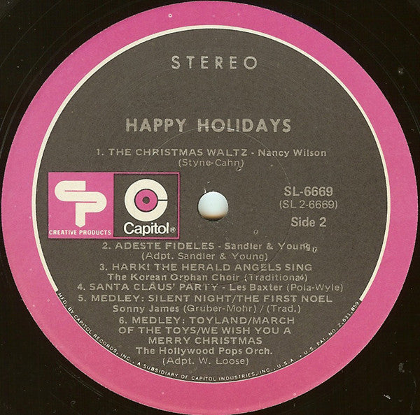 Various : Happy Holidays - Album 6 (LP, Comp, Ltd)